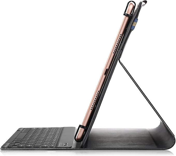 Neezee for 10.1” T-Mobile Revvl Tab 2 Tablet Case with Keyboard – Slim 2-in-1 Folio Cover (Black)