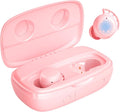 Tribit Wireless Earbuds True Wireless Earbuds HiFi Stereo 36H Playtime Wireless Headphones with Microphone IPX8 Waterproof Wireless Earphones for Sport (Pink)