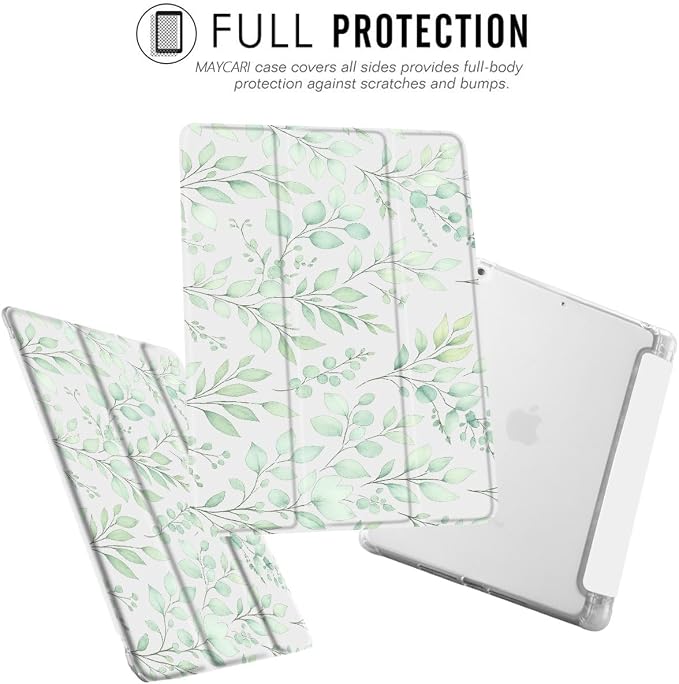 Retro Green Leaves