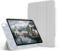 Magnetic Case for iPad Air 11-Inch M4/M3/M2 (2026/2025/2024) iPad Air 5th/4th (2022/2020) 10.9-Inch Powerful Magnetic Attraction Slim Lightweight Trifold Cover Auto Wake/Sleep Gray