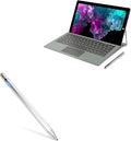BoxWave Stylus Pen Compatible with Jumper EZpad Go Tablet - AccuPoint Active Stylus Electronic Stylus with Ultra Fine Tip - Metallic Silver