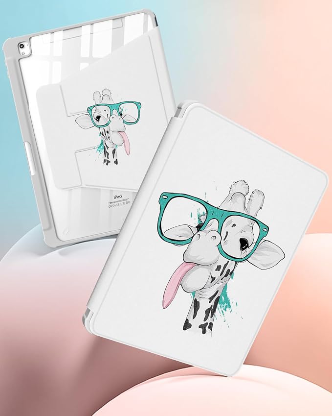 6-for iPad 789-Glasses Giraffe
