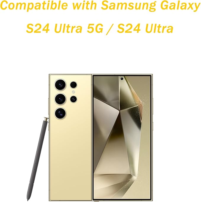 S24 Ultra S Pen for Samsung Galaxy S24 Ultra S Pen Replacement EJ-PS928BYEGUS US Version for Galaxy S24 Ultra Stylus Pen withBluetoothYellow Gold
