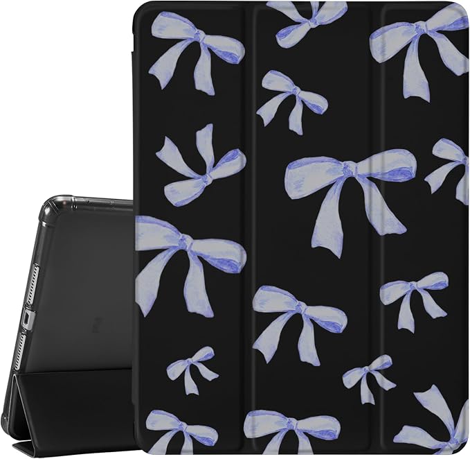 Blue Bow-Black