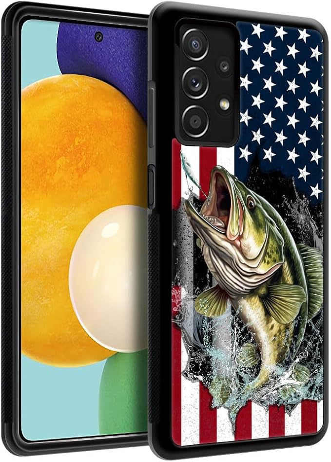 Vital bass fish American flag