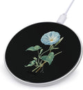 Morning Glory Plant Fast Portable Charger 10W Funny Graphic Phone Charging Pad with USB Cable