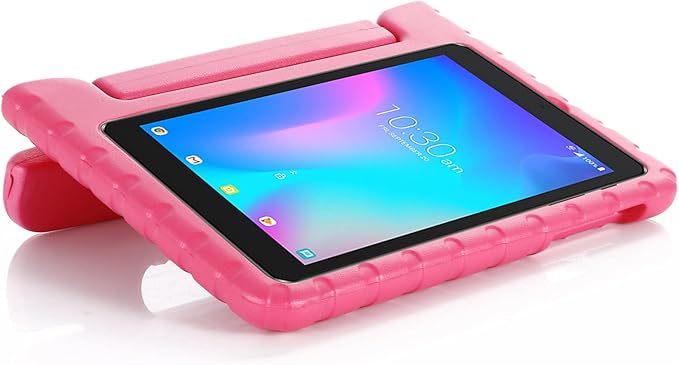 Kids Case for Alcatel Joy Tab 8 9029W &amp Alcatel 3T 8 9027W &amp Alcatel A30 8 9024W Handle Stand Lightweight EVA Foam Bumper Protective Rugged Drop Protection Child Proof Cover