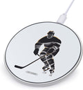 Ice Hockey Player Wireless Charger Portable Cordless Charger Round Wireless Charging Pad Phone Charger