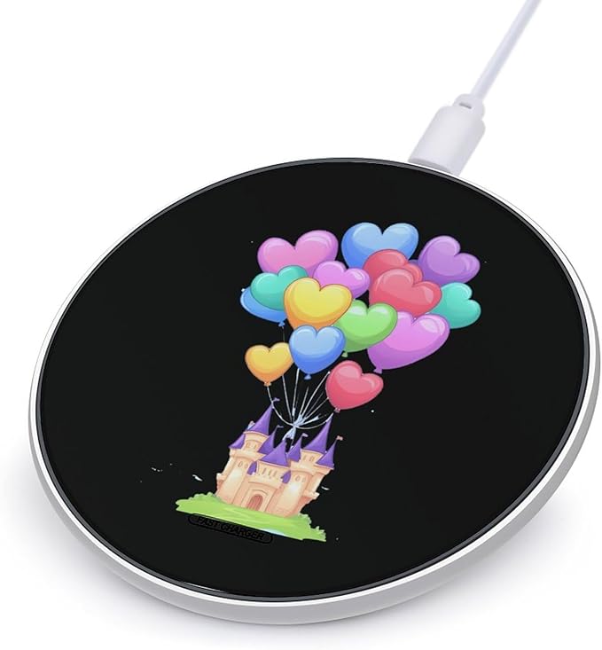 Castle Kingdom Wireless Charger Anti-Slip Wireless Charging Pad Slim Charger Mat for Men Women