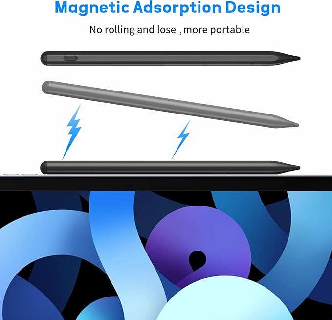 Stylus Pens for Touch Screens NTHJOYS Active Stylus Pencil for iOS/Android with Magnetic Design Fine Point Stylist Compatible with Apple iPad/Pro/Air/Mini/iPhone/Tablets Writing &amp Drawing