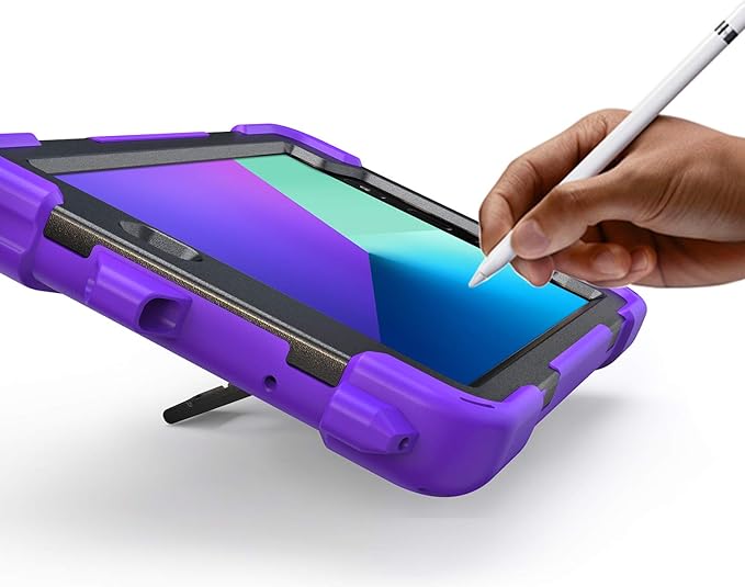 Case for Samsung Galaxy Tab Active 2 8.0 T390 T395 T397 Military Grade [15 ft Drop Tested] Full-Body Shockproof Protective Cover with 360° Rotation Stand Hand Strap &amp Pencil Holder