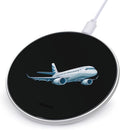 Airplane Plane Wireless Charger Anti-Slip Wireless Charging Pad Slim Charger Mat for Men Women