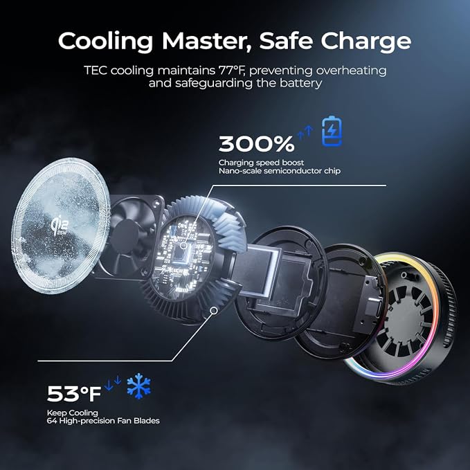 Stand+Cooling Charging Pad