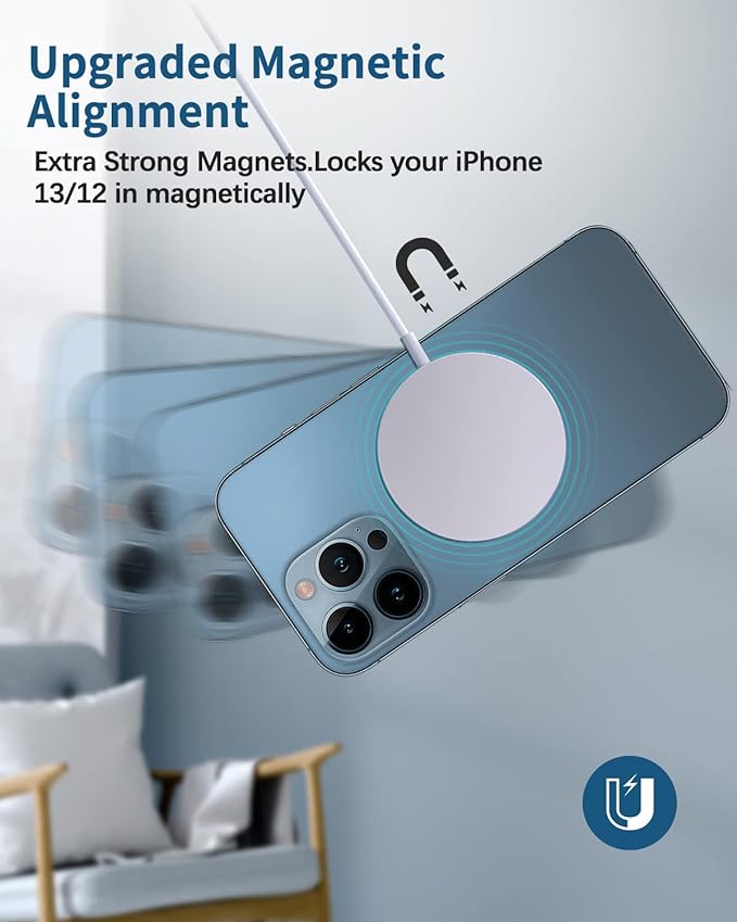 White Mag-safe Charger