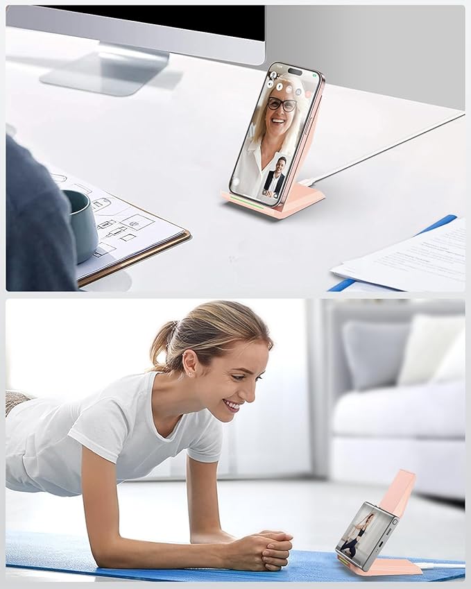 NANAMI Wireless Charger 2 Pack - Fast Wireless Charging Stand for iPhone 17/17 Air/16/16 Plus/16 Pro Max/16 Pro/15/14/13/12 Phone Charger Compatible Samsung Galaxy S26/S25/S24/S23/S22/S21Pixel 6/5