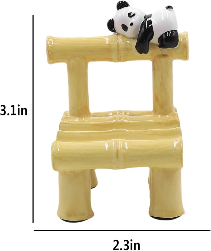 Mini Chair Square Base-Yellow-Panda