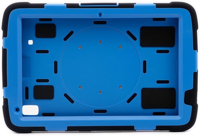 Protective Case for Zebra ET40 ET45 10 Inch Tablet Only Military Grade Shockproof Rugged Cover with Hand Strap &amp Stand SG-ET4X-10EXOSKL1-01 Compatible with Zebra Accessories (Blue)