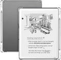 TPU Clear Tablet Case with Pen Slot Compatible with Kindle Scribe Colorsoft 11inch Slim Transparent Soft Cover Anti-Scratch Shockproof Flexible Protective Shell