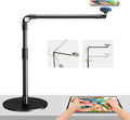 elitehood Magnetic Phone Stand for Overhead Recording 15 in Long Arm Magsafe iPhone Holder for Video Recording 360 Swivel Tilt Overhead Phone Mount for Filming Meeting Cooking Painting Crafting