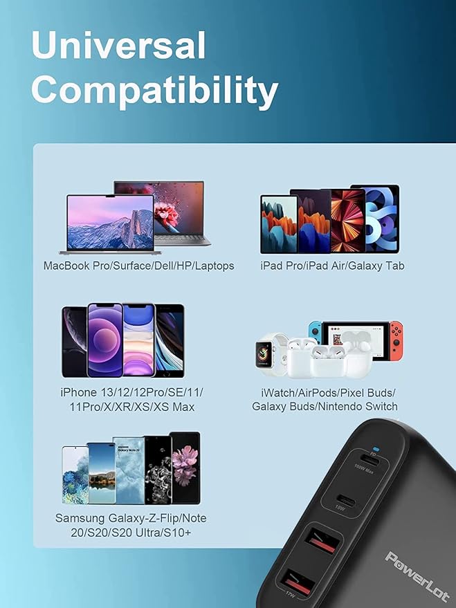 4 ports-Black
