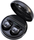 Invisible Sleep Headphones Sleep Earbuds for Side Sleepers Mini Noise Blocking Sleep Earphones Bluetooth 5.3 Wireless Earbuds for Sleeping Working Black