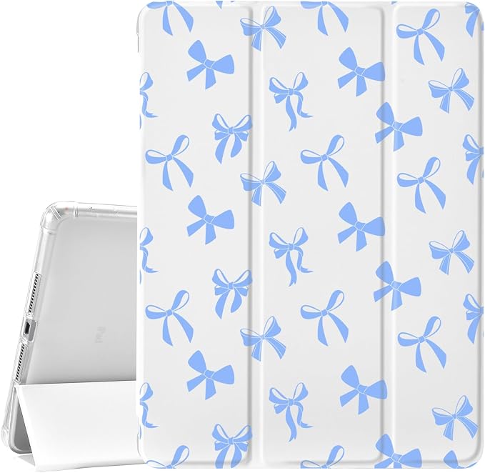 W-Blue bow -b
