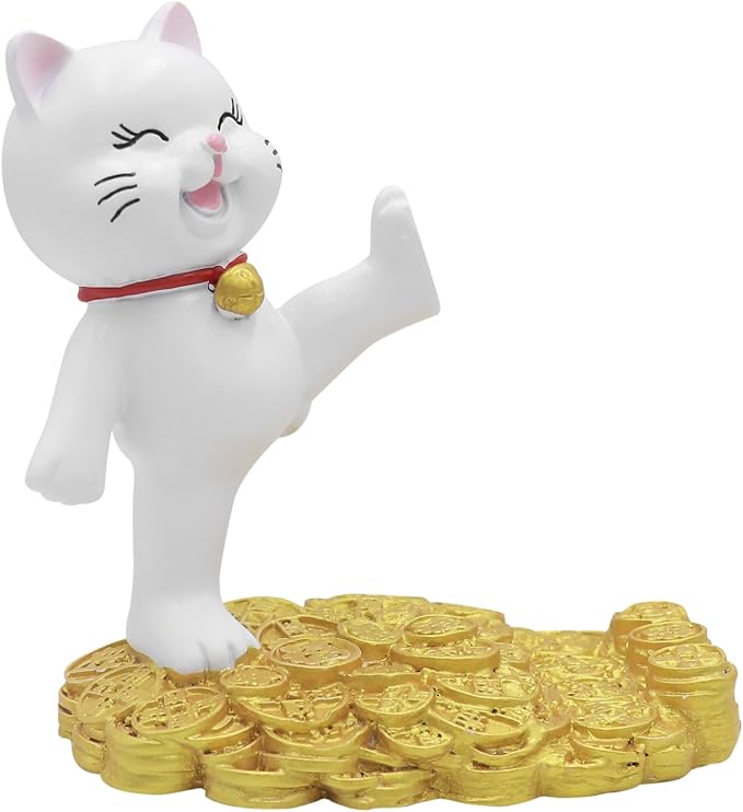 White Cat Standing