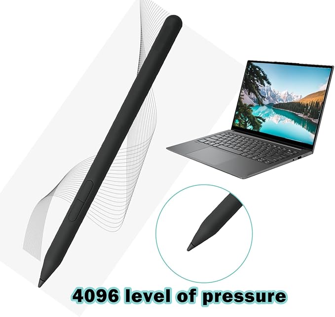 Stylus Yoga Pen for Lenovo Yoga Pen (4X81Q95846)Yoga Stylus (WE05/ US501/US502) for Lenovo Yoga 6/7i/9i/Book 9i ThinkPad P/X1 Series ThinkBook Chrome3/5 SeriesIdeaPad Flex Series(Black)