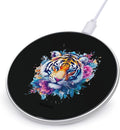 Tiger Print Wireless Charger Anti-Slip Wireless Charging Pad Slim Charger Mat for Men Women