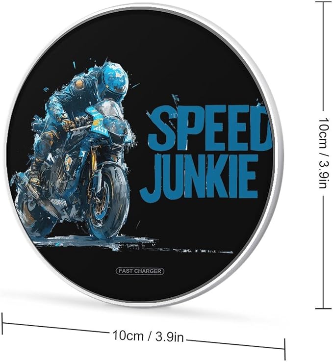Speed Junkie Bike Superbike Phone Charger Magnetic Charging Pad Anti-Slip with USB Cable