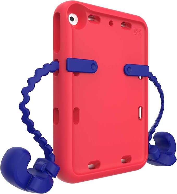 Speck Products Case-E Fits iPad mini 4 Case (2019) Case for Kids Sandia Red/Brilliant Blue
