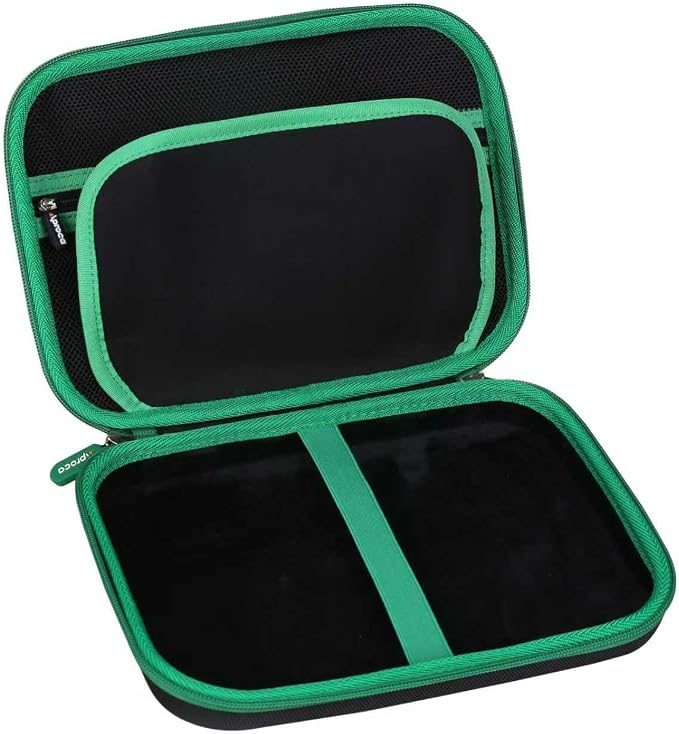 Black with Green Zipper