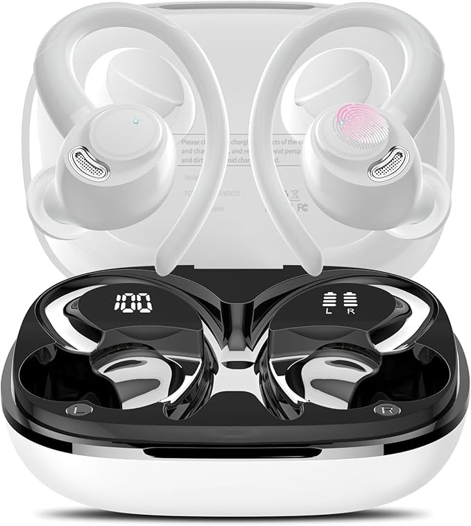 AI Translation Earbuds Real Time 164 Language Translator Earbuds 3-in-1 Bluetooth 5.4 Translation Headphones with 5 Translation Modes 48H AI Ear Buds Translator Device for Learning/Business White