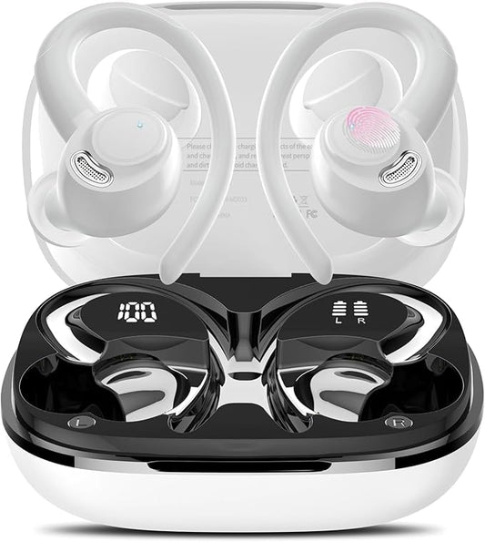 AI Translation Earbuds Real Time 164 Language Translator Earbuds 3-in-1 Bluetooth 5.4 Translation Headphones with 5 Translation Modes 48H AI Ear Buds Translator Device for Learning/Business White
