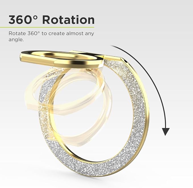 Gold with Silver Glitter