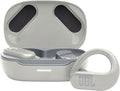 JBL Endurance Peak 3 - Dust and Water Proof (IP68) True Wireless Active Earbuds JBL Pure Bass Sound Up to 50 Total Hours of Playback with Speed Charge Ambient Aware &amp Talk Thru (White)