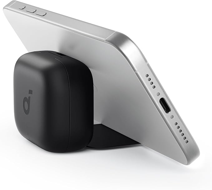 Soundcore P30i by Anker Noise Cancelling Earbuds Strong and Smart Noise Cancelling Powerful Bass 45H Playtime 2-in-1 Case and Phone Stand IP54 Wireless Earbuds Bluetooth 5.4 (Black)