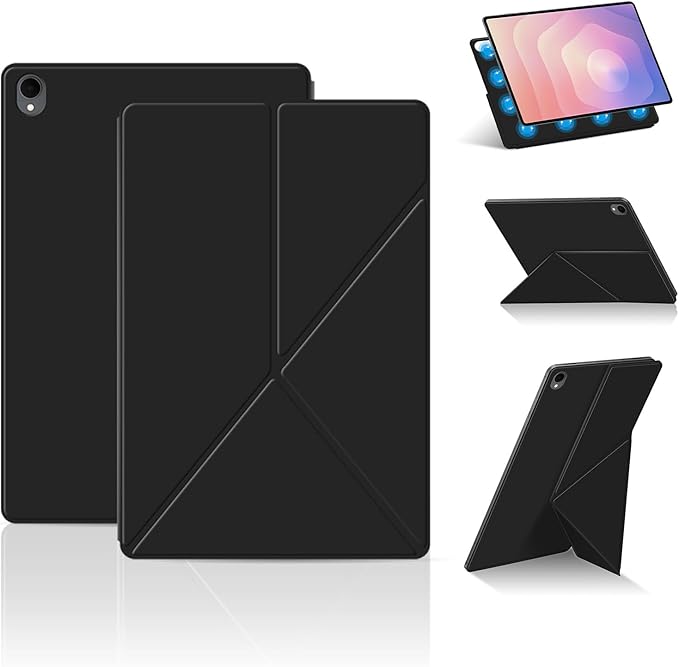 for Samsung Galaxy Tab S11 Case 11 inch Magnetic Attachment | Auto Wake/Sleep | Multi-Viewing Angles | Slim Light Shell Cover | Compatible with Samsung Galaxy Tab S11 | Black