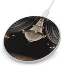 Ball Room Chandelier Wireless Charger Fast Wireless Charging Pad with USB Cable 10W Anti-Slip Magnetic Wireless Charger Portable Slim Charger Puck Travel Charging Station