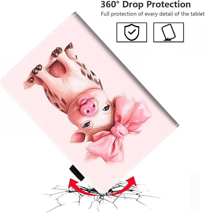 Pink Cute Cartoons Pig