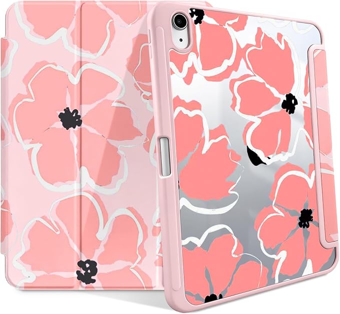 Pink Line Art Floral