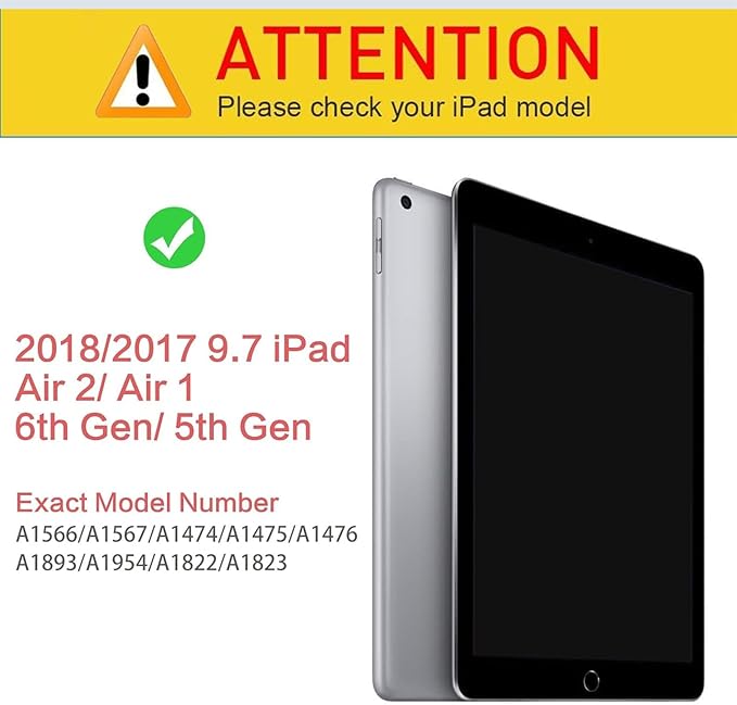Bxgolkgd Tablet Case for iPad 9.7 Inch (2017/2018 Model5th/6th Generation)Shockproof Stand Cover with Heat DissipationAuto Wake/Sleep FunctionRetro Sunflowers with American Flag