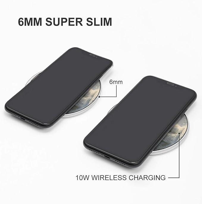 Bear in Winter Snowy Phone Charger Magnetic Charging Pad Anti-Slip with USB Cable
