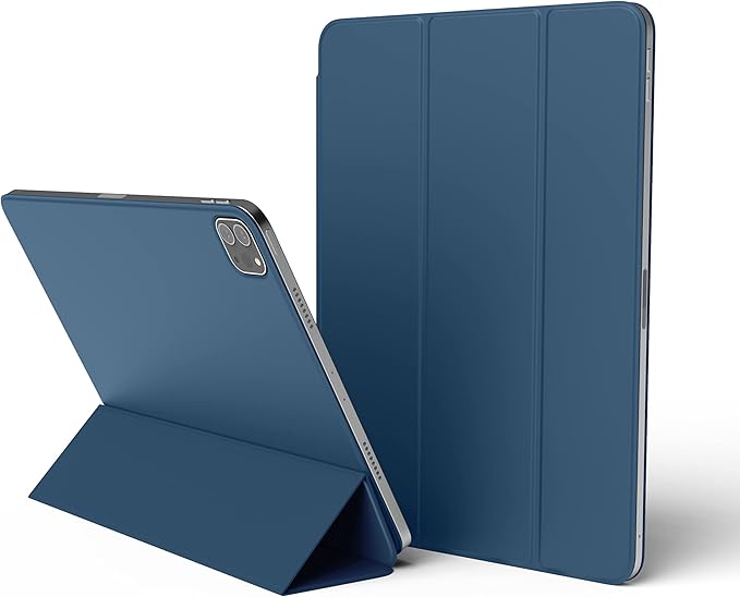elago Case for iPad Pro 11 inch 4th 3rd 2nd Generation - iPad Case with Magnetic Attachment to Metal Materials Compatible with Apple iPad Pencil and elago’s Pencil case (Blue)