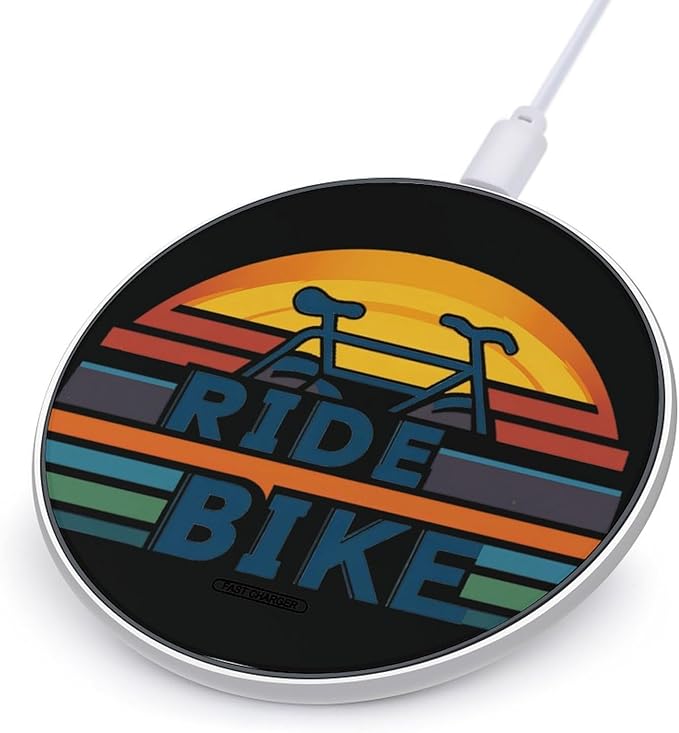Ride Bike Enjoy Riding Phone Charger Magnetic Charging Pad Anti-Slip with USB Cable