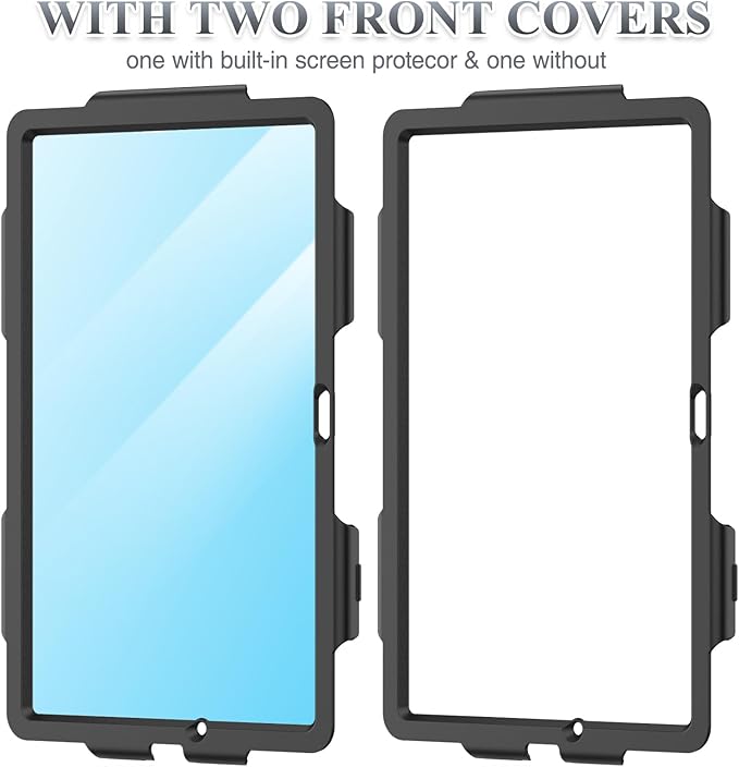 SEYMAC stock Case for Samsung Galaxy Tab A11+ Plus/A9+ Plus 11'' Full-Body Drop Protection Case with Screen Protector Pencil Holder [360° Rotating Hand Strap] &ampStand Black