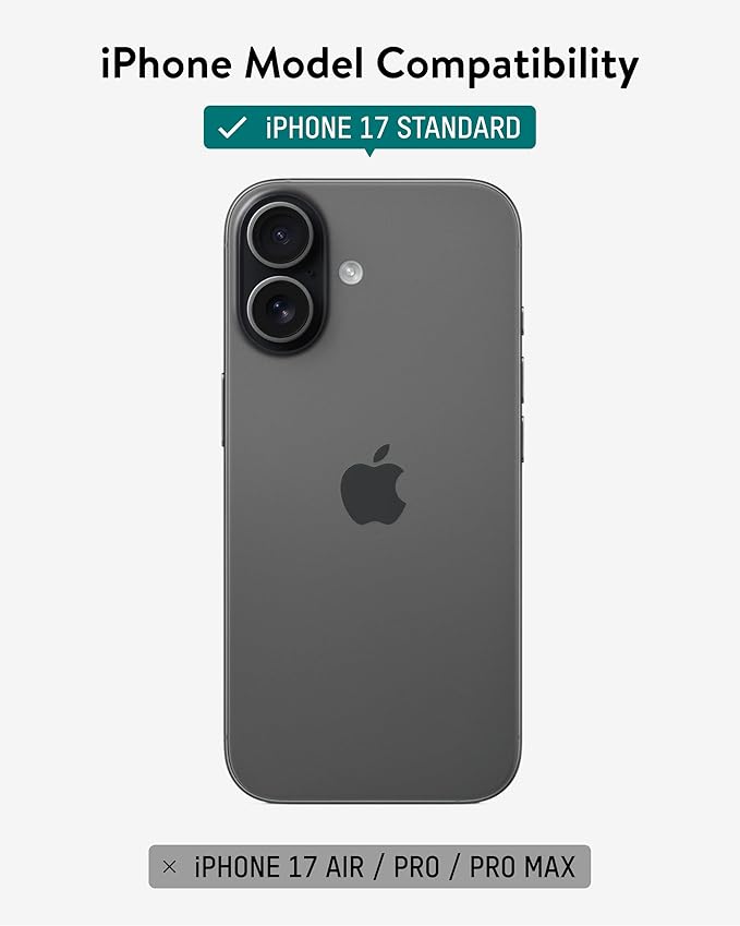 Mous Anti-Blue Light Screen Protector Compatible with iPhone 17 HD Clear Blue Light Eye Protection Shatterproof Tempered Glass with Easy Installation Tool