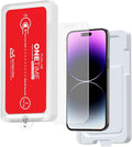FLOLAB ONETIME for iPhone 14 Pro Max Anti Glare Screen Protector - Say goodbye to dust and hello to crystal-clear screens with our game-changing installation kit!