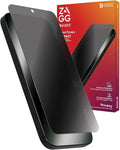 ZAGG InvisibleShield Fusion Privacy Anti-Glare Samsung Galaxy S24+ Screen Protector - Hybrid Polymer 2-Way Privacy Filter Matte Finish Scratch Resistant Eco-Friendly