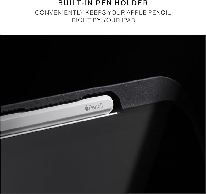 Native Union Active Case for iPad Pro 11 M5 – Lightweight Durable 4-in-1 Stand Case with Matte TPU Back – Apple Pencil Holder – Magnetic Cover Compatible with Auto Wake/Sleep Function (Black)